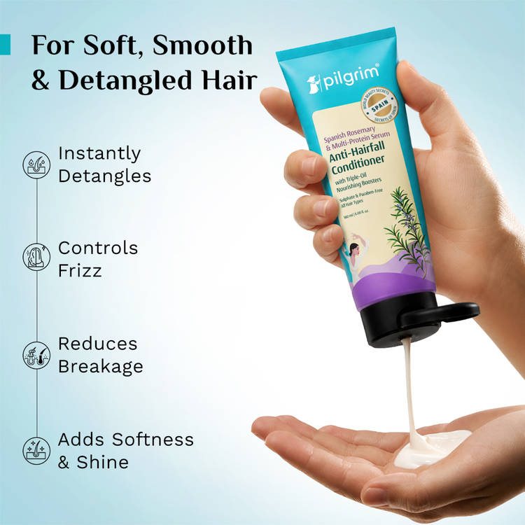 Spanish Rosemary & Biotin Anti-Hairfall Conditioner – photo 2